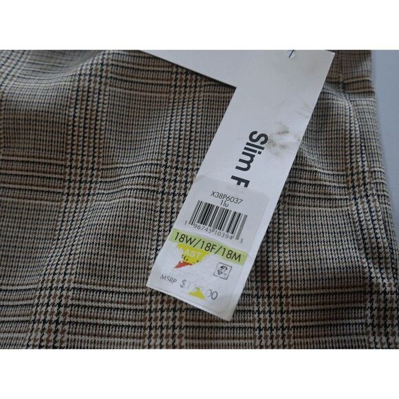 Calvin Klein Women's Mid Rise Slim Fit Ankle Pants 18W - Picture 8 of 8